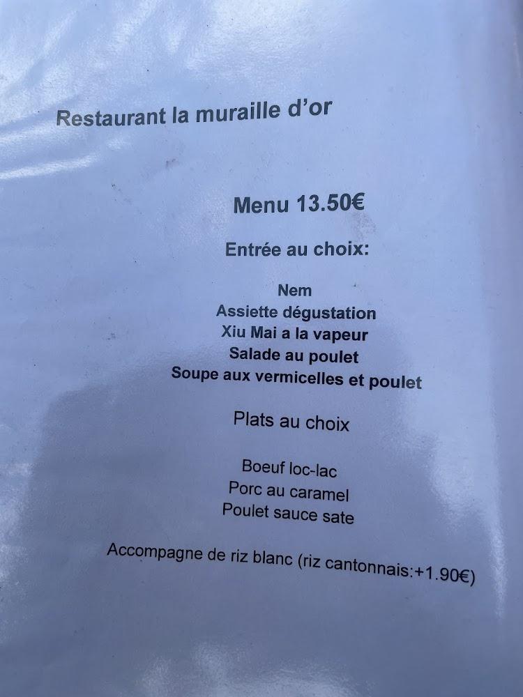 La Muraille d'Or - Menu Image 4